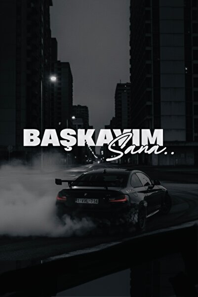 Yalıgraf Reklam Tabela Başkayım Sana Car Sticker - Motor Sticker 20 cm