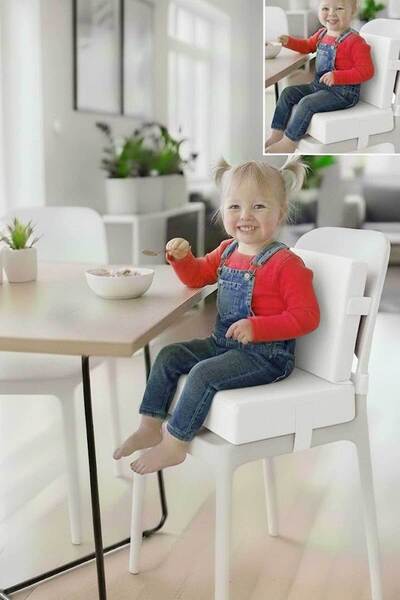 RevuBaby Bebekler ve Çocuklar İçin Sandalye Yükseltici Mama Sandalyesi Minderi