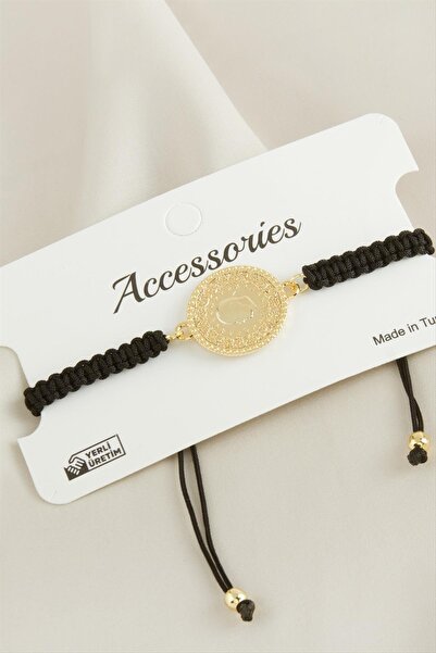 ZERO LAND سوار مكرامية مضفر من ستوروزال (102119) - أسود