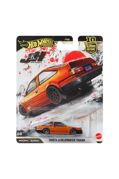 HOT WHEELS Cultura mașinilor premium Toyota AE 86 Sprinter Trueno