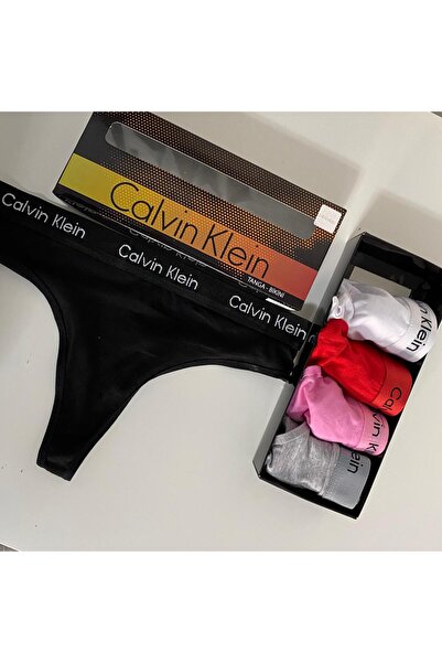 ck Women's premium cotton thong panties