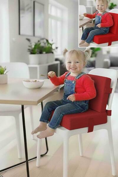 RevuBaby Bebekler ve Çocuklar İçin Sandalye Yükseltici Mama Sandalyesi Minderi