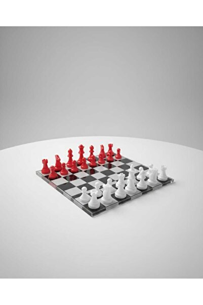 Lumine Glow Atelier El Yapımı Epoksi Reçine Satranç Takımı 28×28cm – Özel Tas...