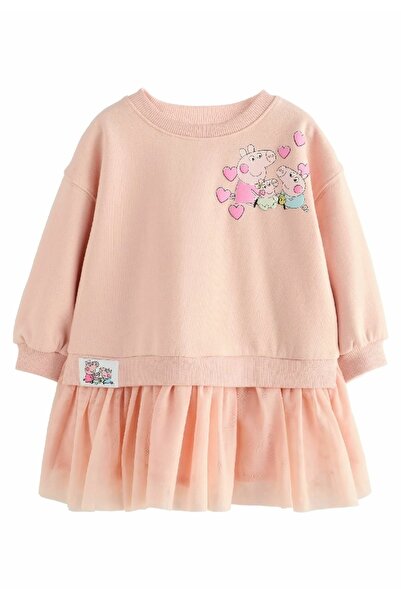 Next Baby Pembe Peppa Pig Sweet ve Tül Etek Elbise