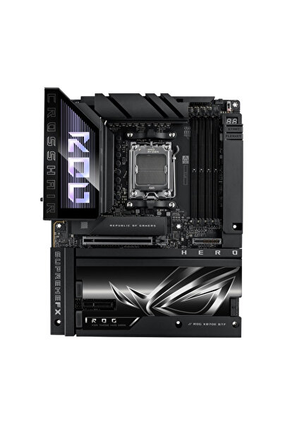 ASUS ROG CROSSHAIR X870E HERO BTF AMD AM5 DDR5 8600+ MHz ATX Gaming (Oyuncu) ...