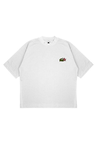 CAMBLYS Stranger Things Logo Baskılı Overisize T-Shirt