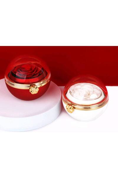 OEM Valentine's Day: Ball with 2 sides, 1 rose and 1 for jewelry made of foam...