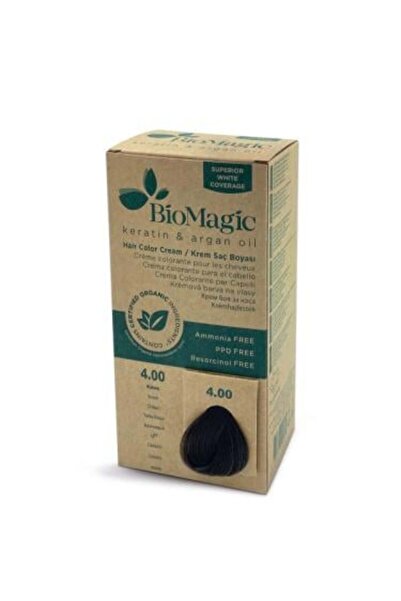 BIOMAGIC كريم صبغة الشعر الخالي من الأمونيا بالكيراتين وزيت الارغان من بيوماج...