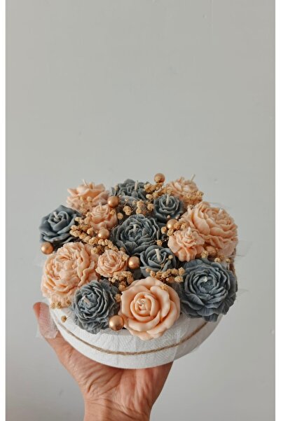 BAŞARAN CONCEPT Mum Buketi El Yapımı Doğal