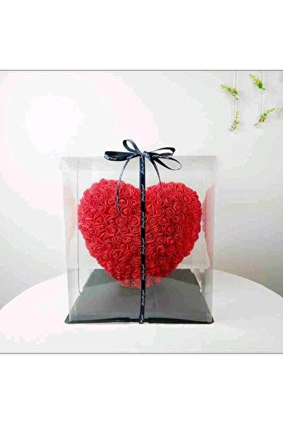 OEM Valentine's Day: Foam rose heart, in box, 25 cm