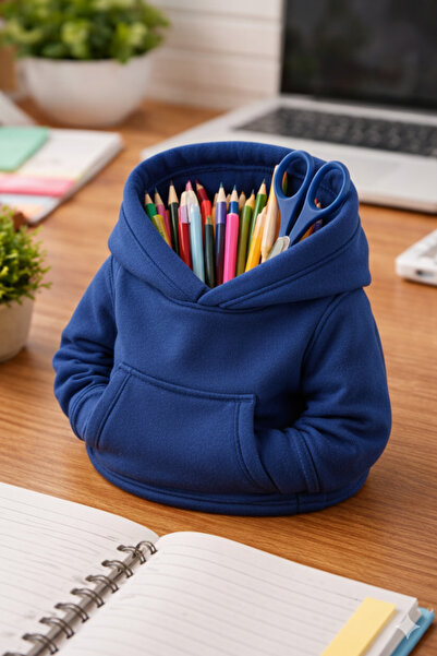 Üçüncü Boyut Baskı Dünyası Hooded Hoodie Designed Pen Holder – Desktop Office...