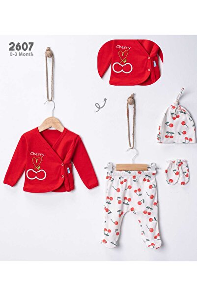 MiniBou طقم ملابس داخلية قطنية للأطفال مكون من مطبوع قطع من عمر 0-3 أشهر