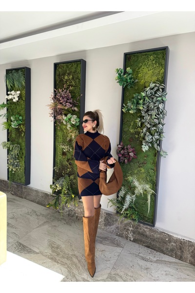 Yasmin Butik Baklava Patterned Set