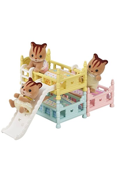 lowell home 3-Tier Bunk Bed Play Set (Figures Not Included) +4 Years