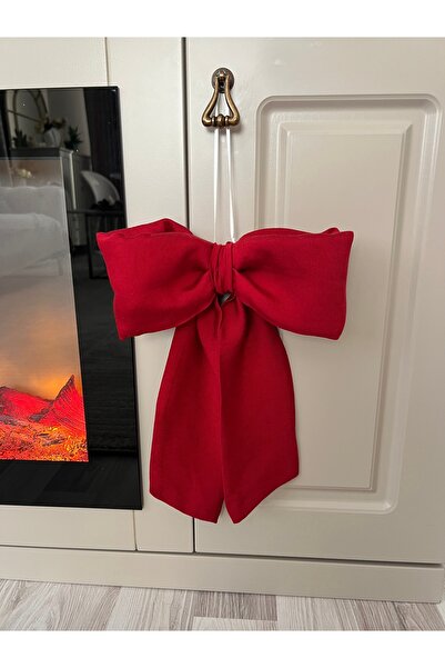 ToffyStore Red Fiber Filled Decorative Bow