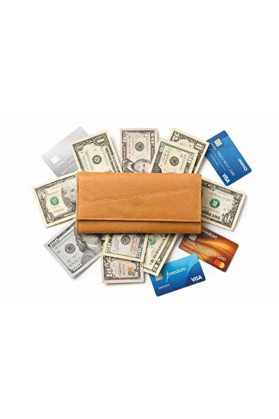 G-Atlantic Long Ladies Wallet with Card Slots & Zipper Pocket – Stylish PU Le...