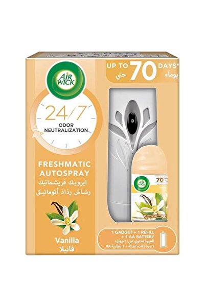 FO مجموعة بخاخ معطر جو أوتوماتيكي من إيرويك فريشماتيك (جهاز واحد، عبوة إعادة ...