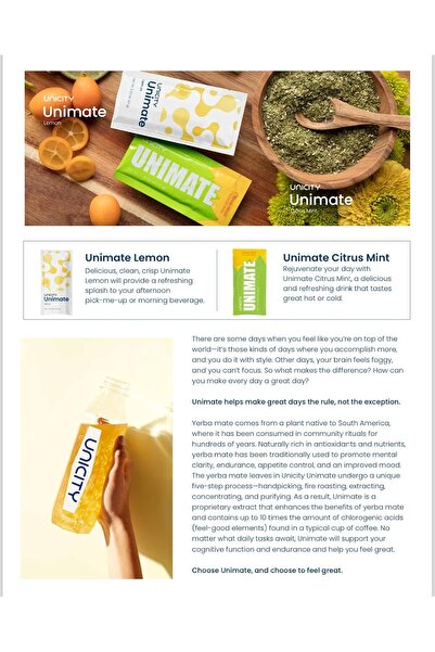 UNICITY Feel Great 30 Day Plan