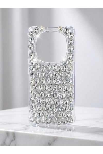 OSG Redmi Note 14 Pro 4g and 5g Compatible Premium Luxury Stone Inlaid Shock ...