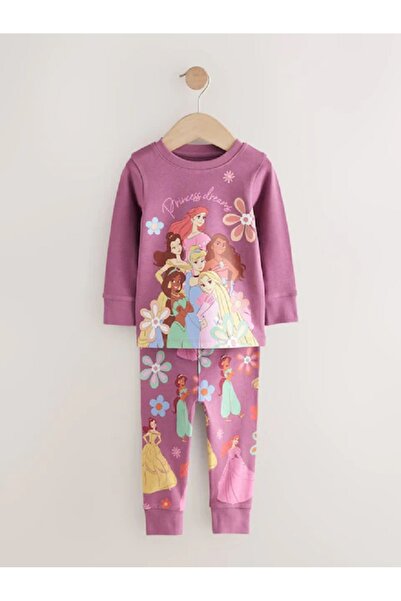 Next Baby طقم بيجامة مريح من ديزني برينسيس باللون الأرجواني