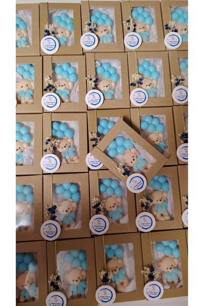OEM Marturie botez ursulet realizata manual, personalizata