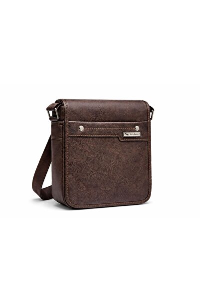 Blue Burry Men’s PU Leather Crossbody Bag | Small Shoulder & Travel/Crossbody...