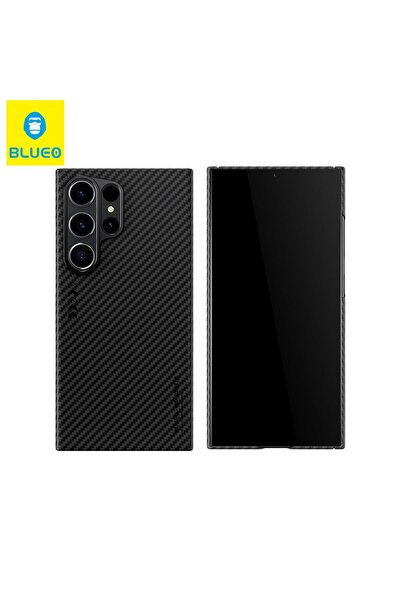 BLUEO Samsung S24 Ultra Punk Armor Aramid Fiber Anti-Drop 600D Phone Case