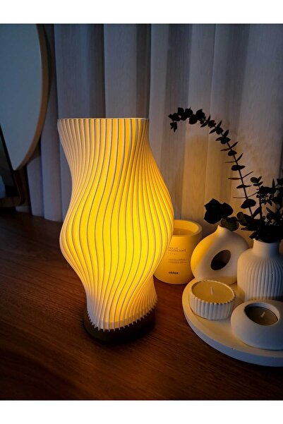 METU SHOP Dıa Modern Masa Lambası Tasarım Başlık Aydınlarma Lüks Görünüm Abajur