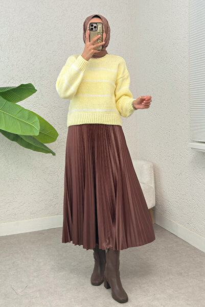 DPARİS Striped Knitwear Sweater Yellow