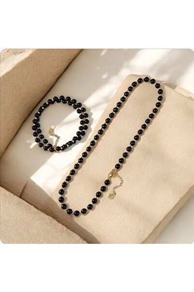 best bioenerji taş terapi Onikx Natural Stone Necklace 8 mm