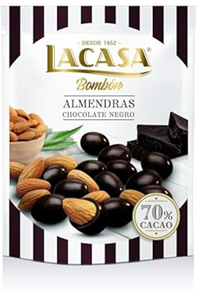 la casa LACASA ALMOND W/DARK CHOCOLATE 125G