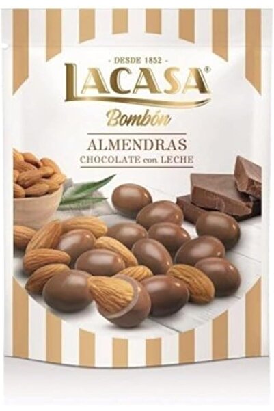 la casa LACASA ALMOND W/MILK CHOCOLATE 125G