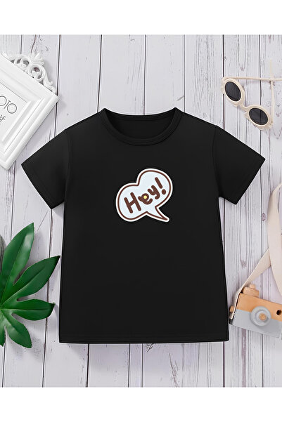 CDA Premium Hey Black Unisex Kids T-Shirt
