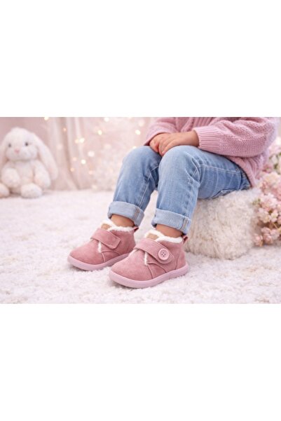 Superbaby Ροζ παπούτσια με γούνα - Watercress