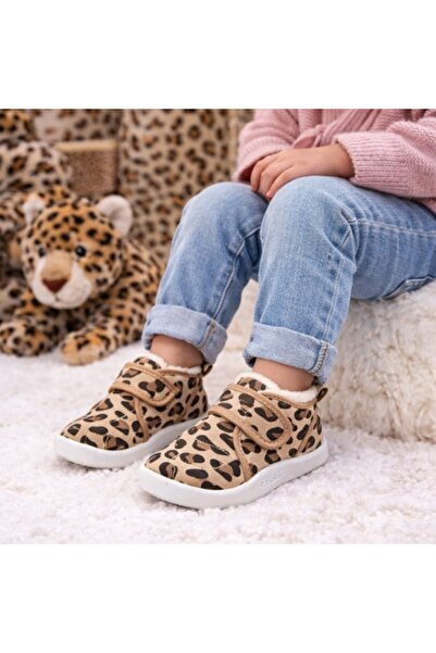 Superbaby Furry shoes for girls - Animal print