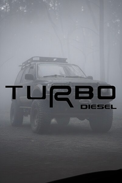 Yalıgraf Reklam Tabela ملصق سيارة تي آر دي توربو ديزل 20 سم