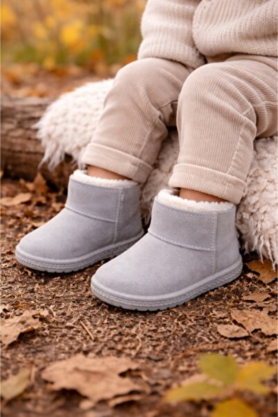 Superbaby Cizme gri imblanite - Rabi