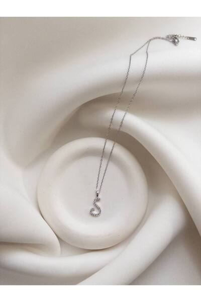 Minne Jewelry-Accessory Çelik Zincir Kolye - Harfli Kolye - Kişiye Özel Baş H...