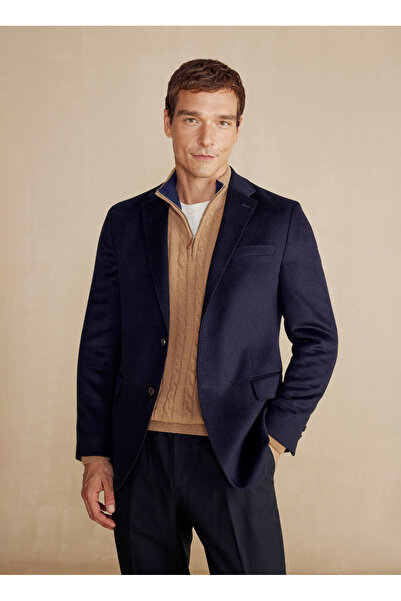 BROOKS BROTHERS Slim Fit Lacivert Erkek Ceket BBFW25MBL018