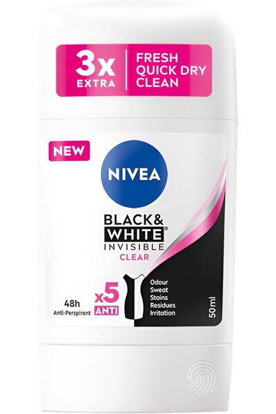 Cxs Stick Deodorant Black and White Transparent for Women, 50 ml 2pox