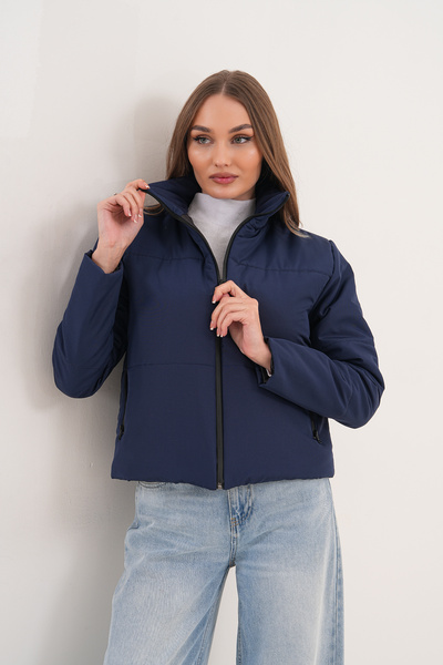 By BAYANA Su Geçirmez Kumaş Cepli Kadın Mont