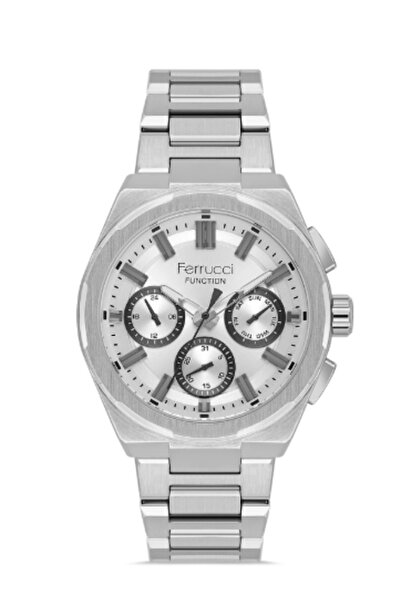 Ferrucci Silver Steel Cord Men's Wristwatch L03627M.04