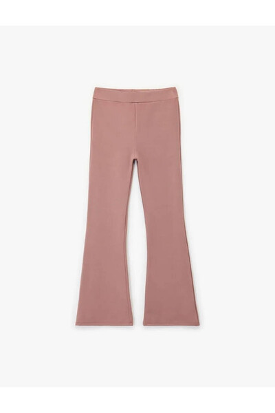 Koton Pantaloni spanioli de bază cu picior îngust și talie elastică