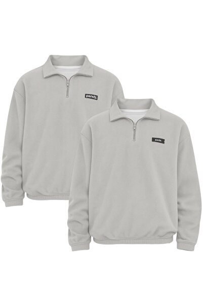 pandy 2'li Paket Unisex Standart Fit Rahat Kesim Tüylenme Yapmayan Soğuk Geçi...