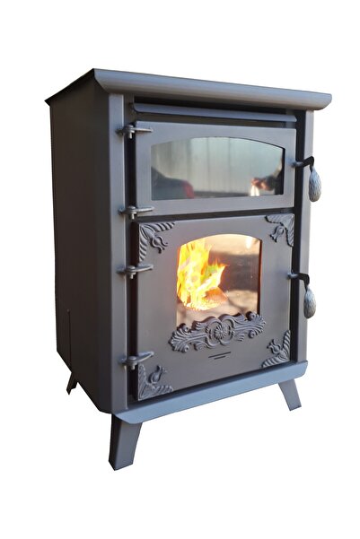DESAN MAKİNA FANLI BÜYÜK FIRINLI PELET SOBASI EKO MAKSİ -F-24 KW