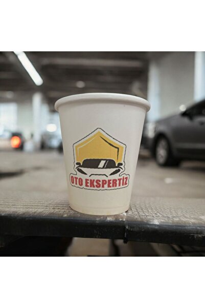 SBStrend Oto Eksperti̇z Themed Disposable 7 oz 200 Pieces Cardboard Cups from...
