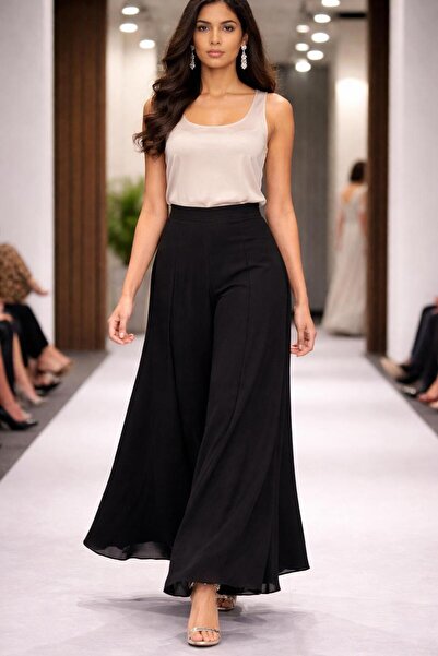 Crown plaza Women's wide-leg trousers