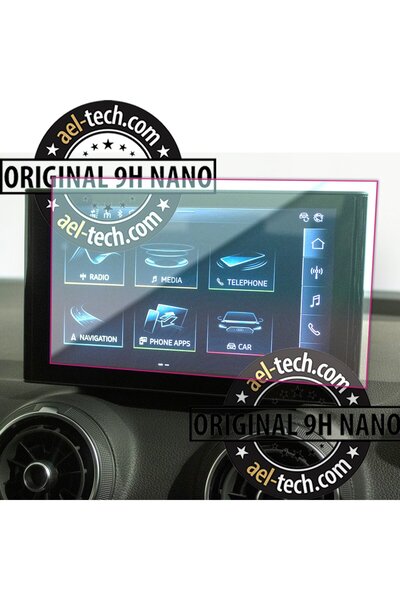 ael-tech Audi Q2 Compatible 9 Inch Navigation 9H Nano Protector 2024-2026