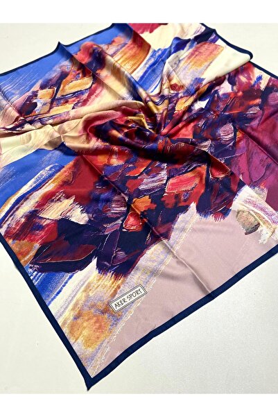 Aker Polyester Scarf 7826797 - 921 Purple Pastel Pattern