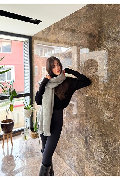 NEW JOURNAL Women's Gray Shawl Nj43